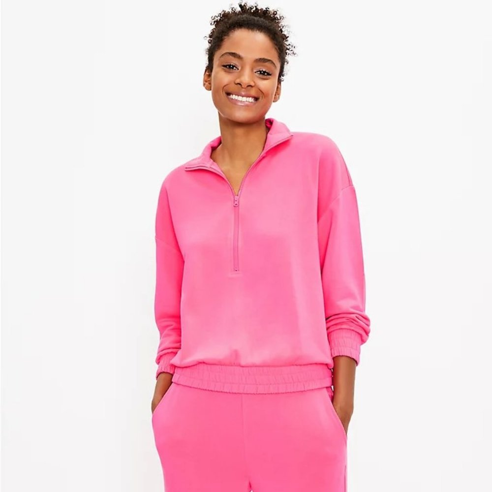 Lou & Grey Signaturesoft Super Plush Zip Sweatshirt